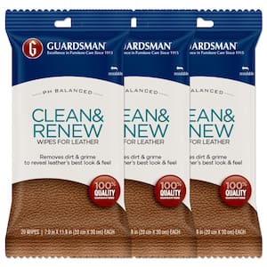Clean and Renew Leather Wipes (3-Pack)