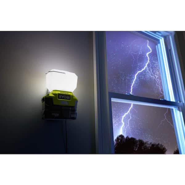 RYOBI ONE 18V Lithium Ion Cordless EVERCHARGE LED Area Light with