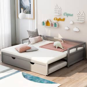 Alaterre Furniture Harmony 1-Piece White Twin Daybed with King Conversion  AJHO11WH - The Home Depot