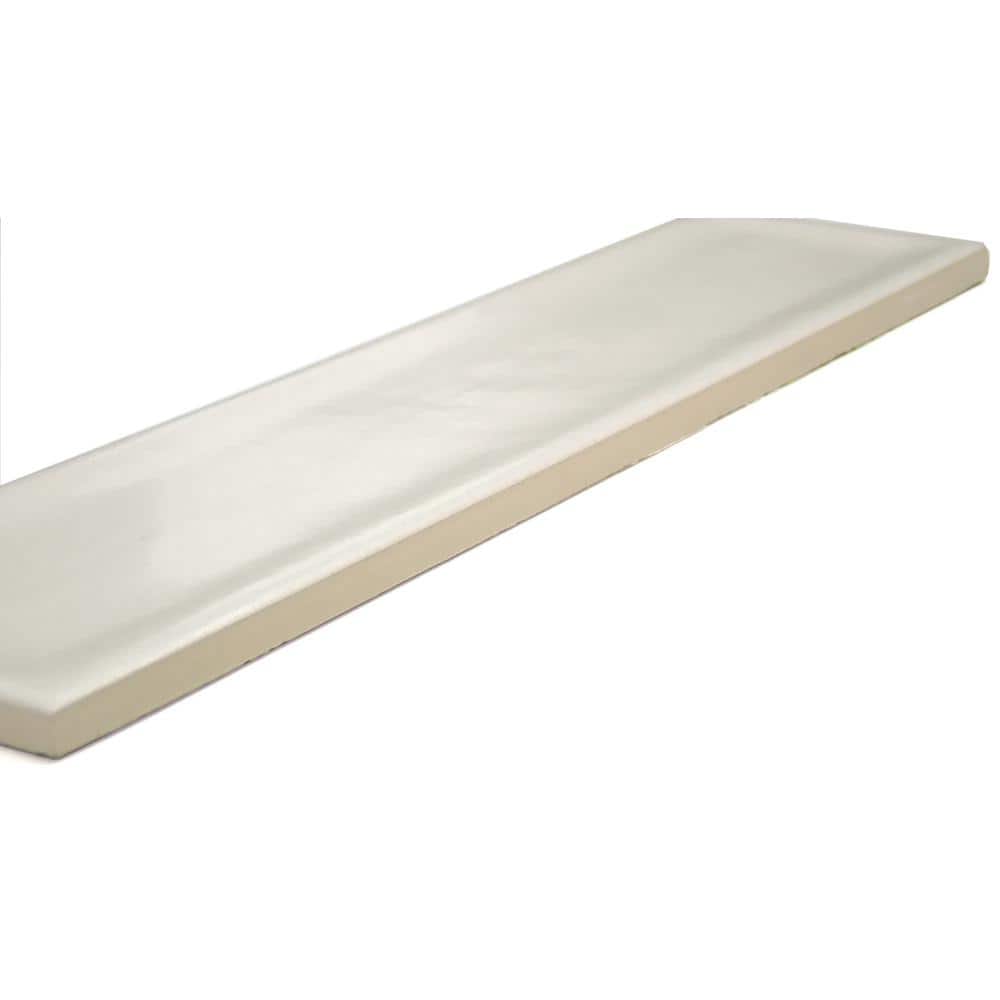 Raku White 3x12 Matte Ceramic Wall Tile