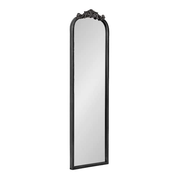 Arendahl Black 9 in. W x 32 in. H Traditional Arch Metal Framed Mirror
