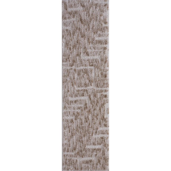 Aberdeen 2 ft. x 7 ft. Beige/Cream Runner Rug