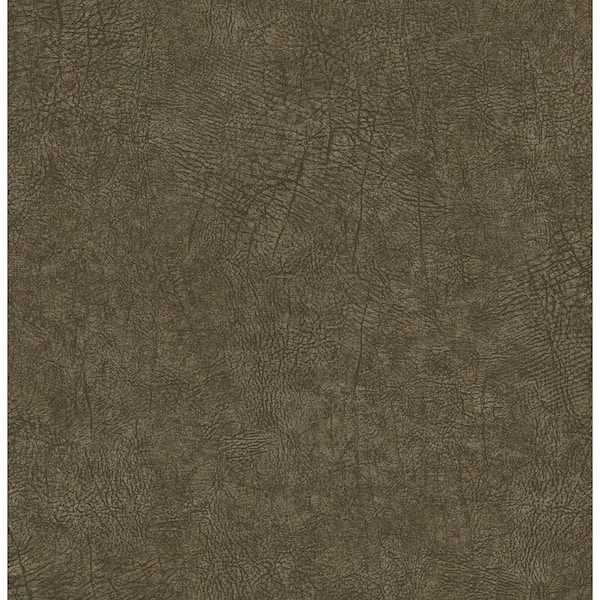 GALEY ALIX 30.75 sq. ft. Forest Brush Rio Vista Faux Leather Vinyl Peel and Stick Wallpaper Roll