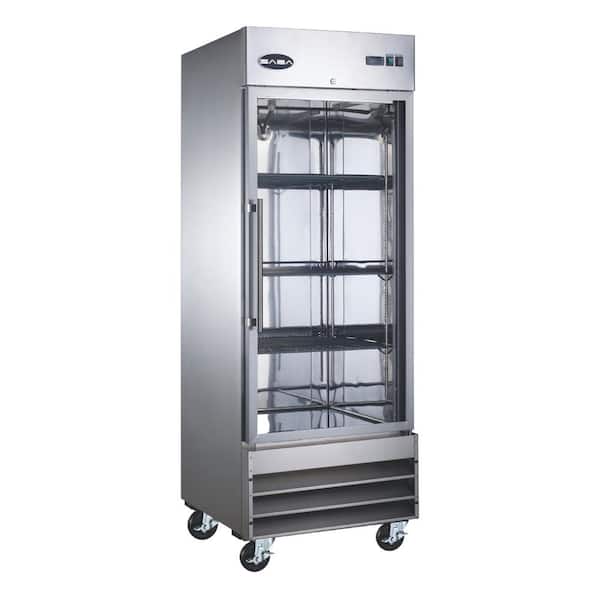 SABA 29 in. W 23 cu. ft. Freezerless Commercial Refrigerator in Stainless Steel
