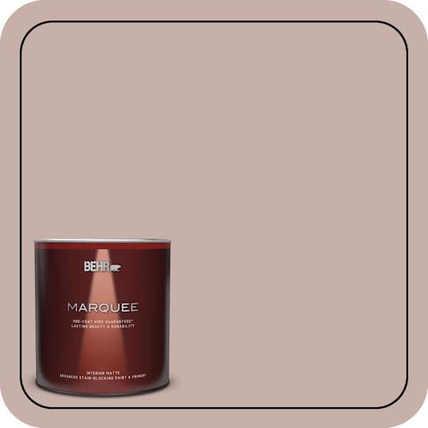 BEHR MARQUEE 1 Qt. #N160-3 Vintage Charm One-Coat Hide Matte Interior Paint & Primer