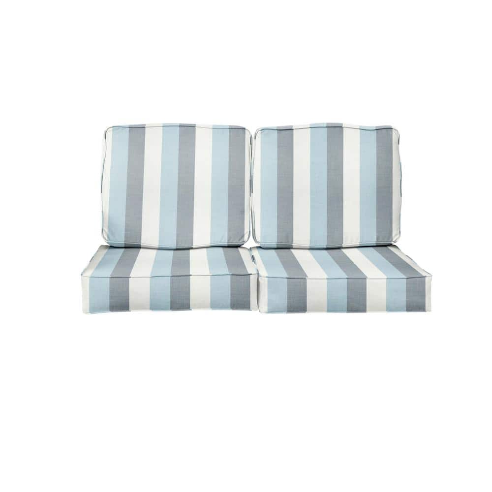 25 x 23 Sunbrella Direction Dew Deep Seating Indoor/Outdoor Loveseat Cushion price history on PriceWatchPro