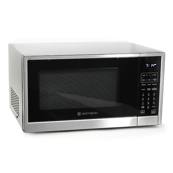 West Bend Microwave Air Fry Convection Oven 3-in-1,1.3 cu. ft. Capacity, in Black/Stainless Steel