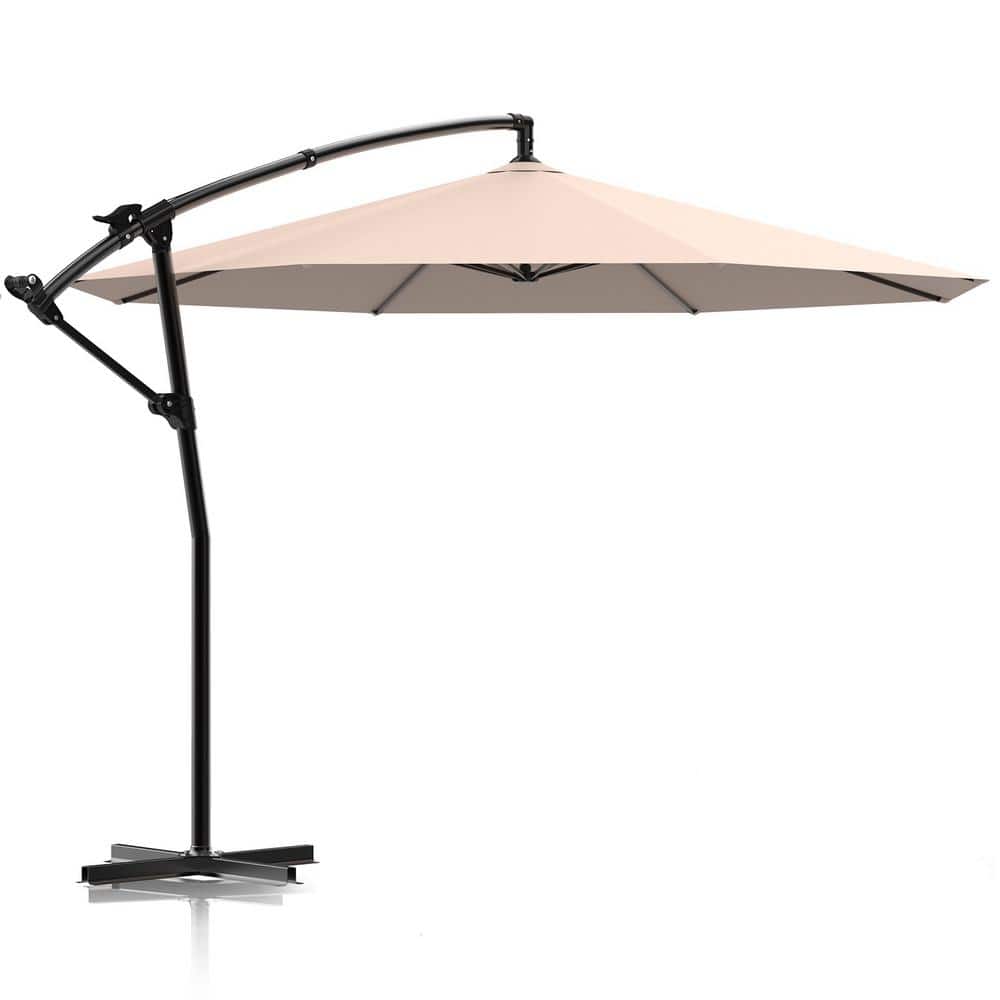 10 ft. Cantilever Patio Umbrella in Khaki