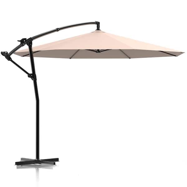 Unbranded 10 ft. Cantilever Patio Umbrella in Khaki