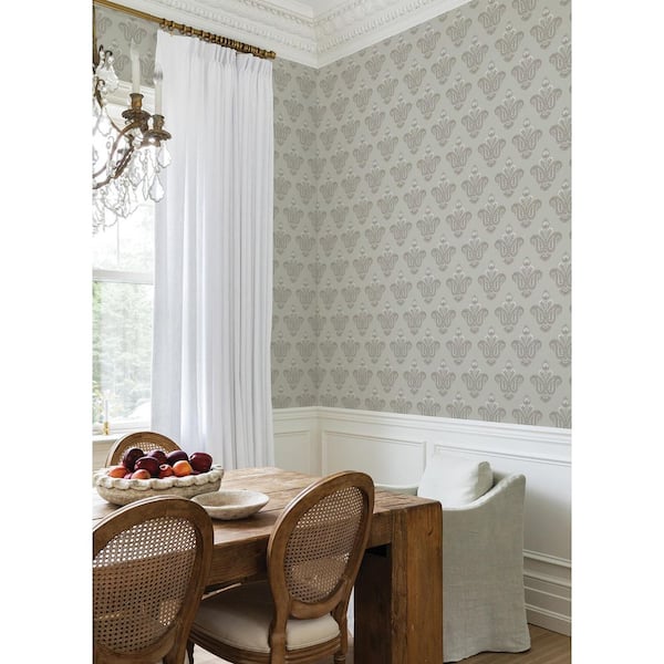 Fazia Moss Green Peel and Stick Wallpaper Sample