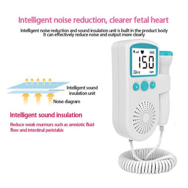 New Baby Pregnancy Portable Heart Beat Monitor For Home US STOCK