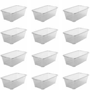 Life Story 12-Pair Clear Plastic Shoe Boxes 3 x SHB-4 - The Home Depot