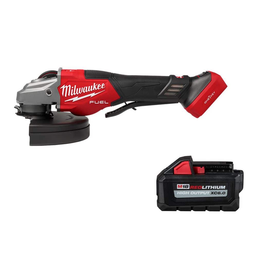 M18 FUEL 18-Volt Lithium-Ion Brushless Cordless 7 in. Braking Grinder w/ Variable Speed w/ (1) 6.0 Ah Battery price history on PriceWatchPro