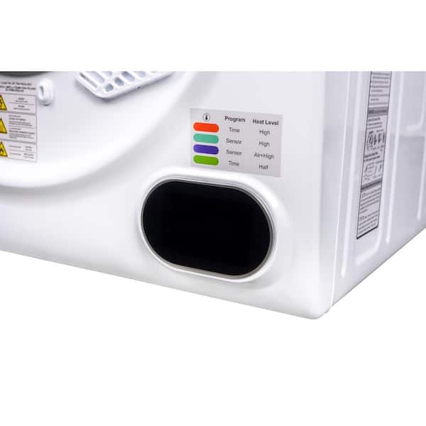 Equator Ed 848 24 2.6 Cu.Ft. White Compact Digital Dryer