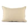 16x42 Washed Loop Stripe Lumbar Bed Pillow Gray - Hearth & Hand