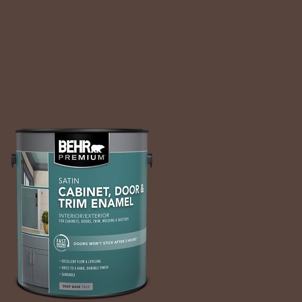 1 gal. #BXC-78 Cordovan Leather Satin Enamel Interior/Exterior Cabinet, Door & Trim Paint price history on PriceWatchPro