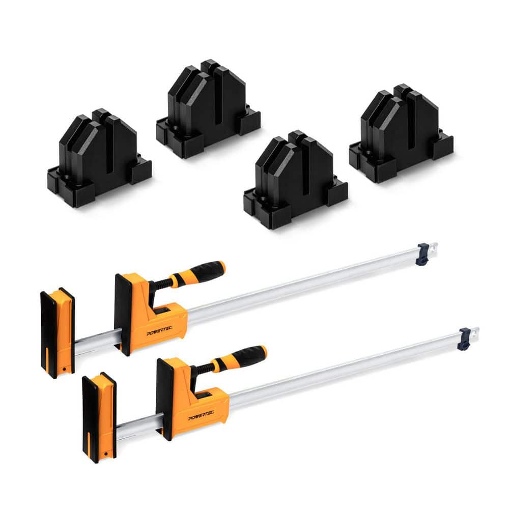 POWERTEC 36 in. Woodworking Parallel Clamps Jaw Bar Clamp Spreader