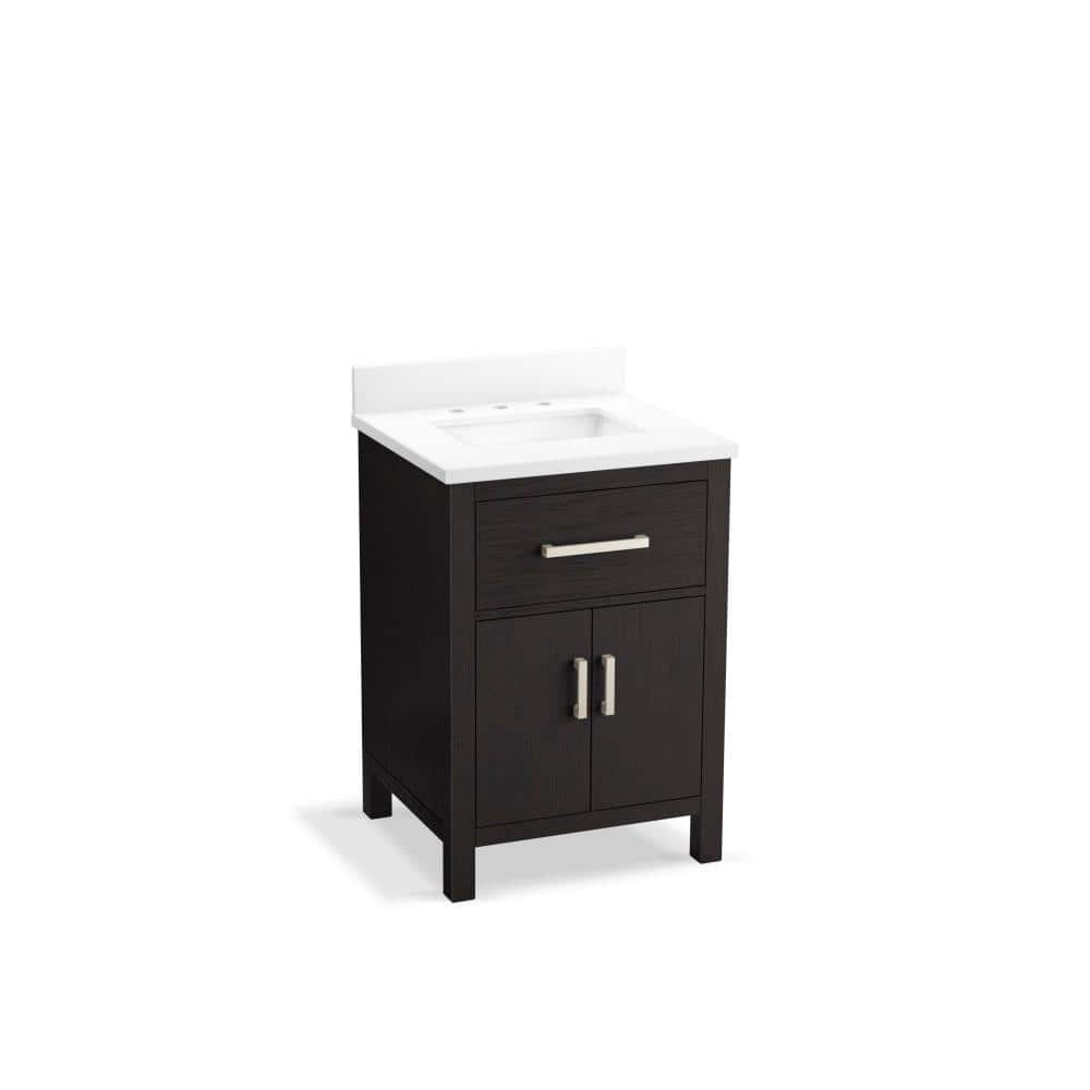 KOHLER Kresla 24 in. W x 22 in. D x 36 in. H Single Sink Bath Vanity in ...