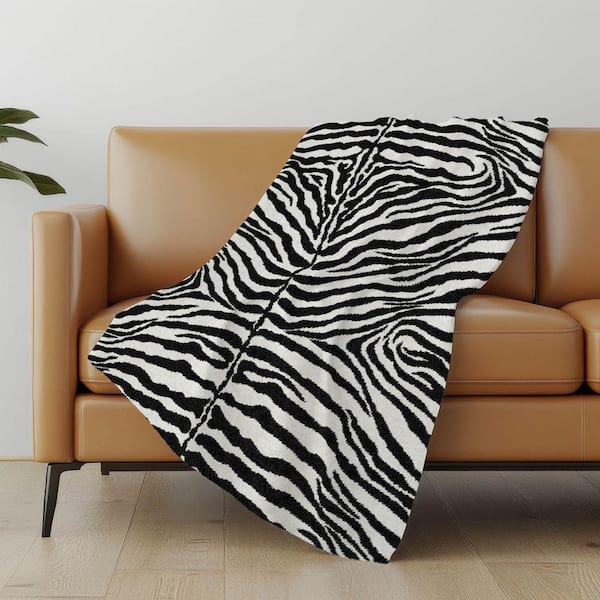 Premium Machine Washable ASB42 Pearl 50 in. x 70 in. Sherpa Throw Blanket