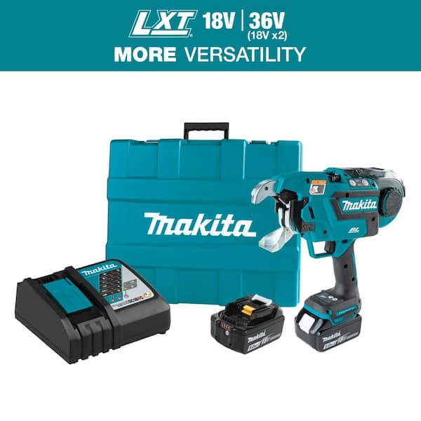 18V LXT Lithium-Ion Brushless Cordless Deep Capacity Rebar Tying Tool Kit (5.0Ah)