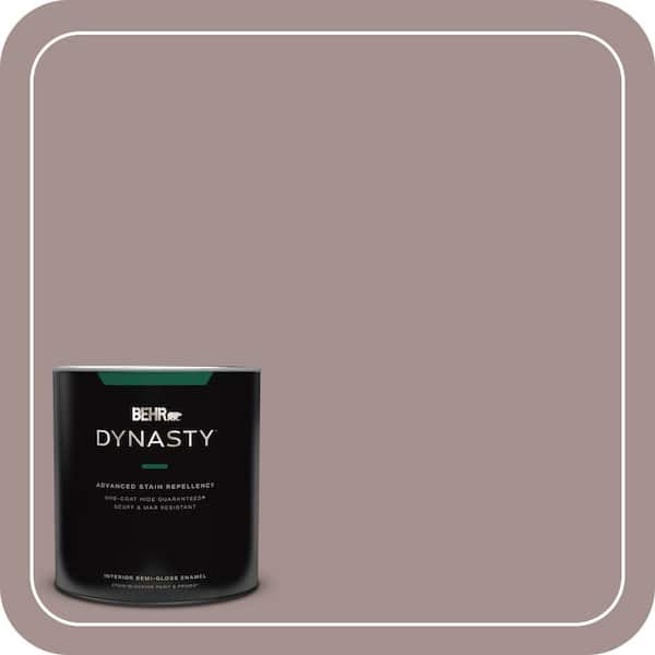 BEHR DYNASTY 1 qt. #MQ1-40 Tribeca One-Coat Hide Semi-Gloss Enamel Interior Stain-Blocking Paint and Primer