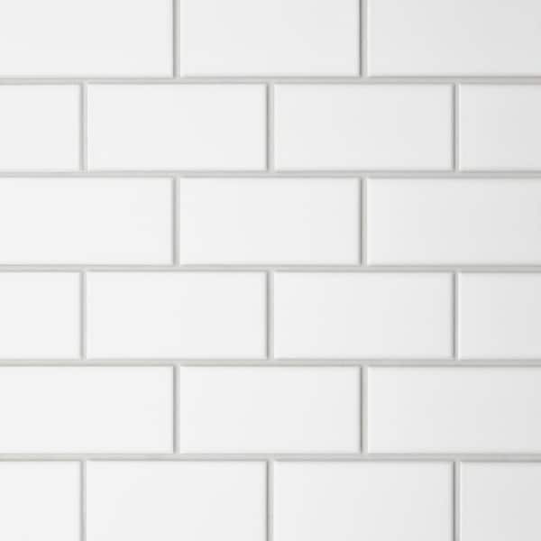Le Cafe 12 in. x 12 in. White Porcelain Mosaic Tile (9.25 sq. ft. /Case)