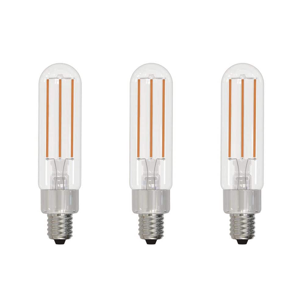 25-Watt Equivalent T6 Dimmable Clear E12 Tubular LED Light Bulb in 3000K Soft White (3-Pack) price history on PriceWatchPro