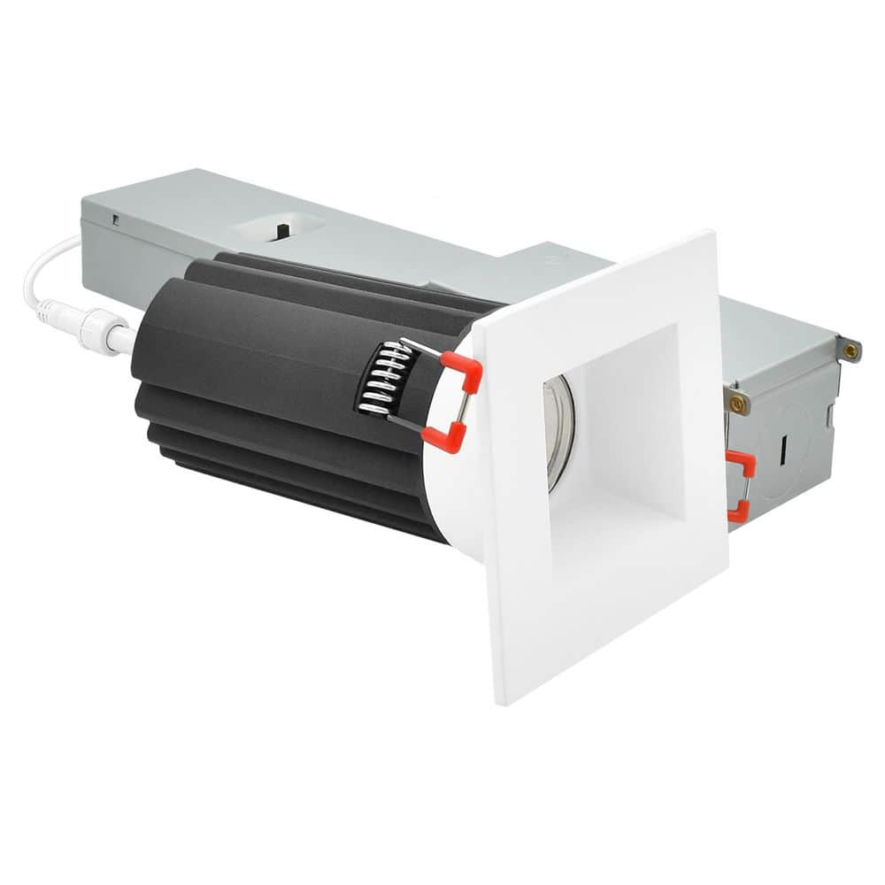 2 In. Integrated LED Regressed Light with Square White Trim 5CCT, CRI90 Dimmable 14/20W, 60° Beam, 1200/1700LM, 277V price history on PriceWatchPro