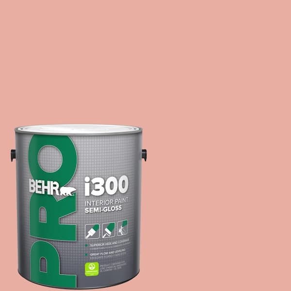 BEHR PRO 1 gal. #180C-3 Rose Linen Semi-Gloss Interior Paint