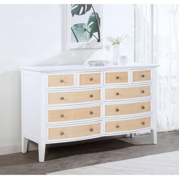 off white dresser with gold trim Sold!!! Vintage White Mid Century Modern Dresser, Gold Pulls - DO NOT  PURCHASE!!!