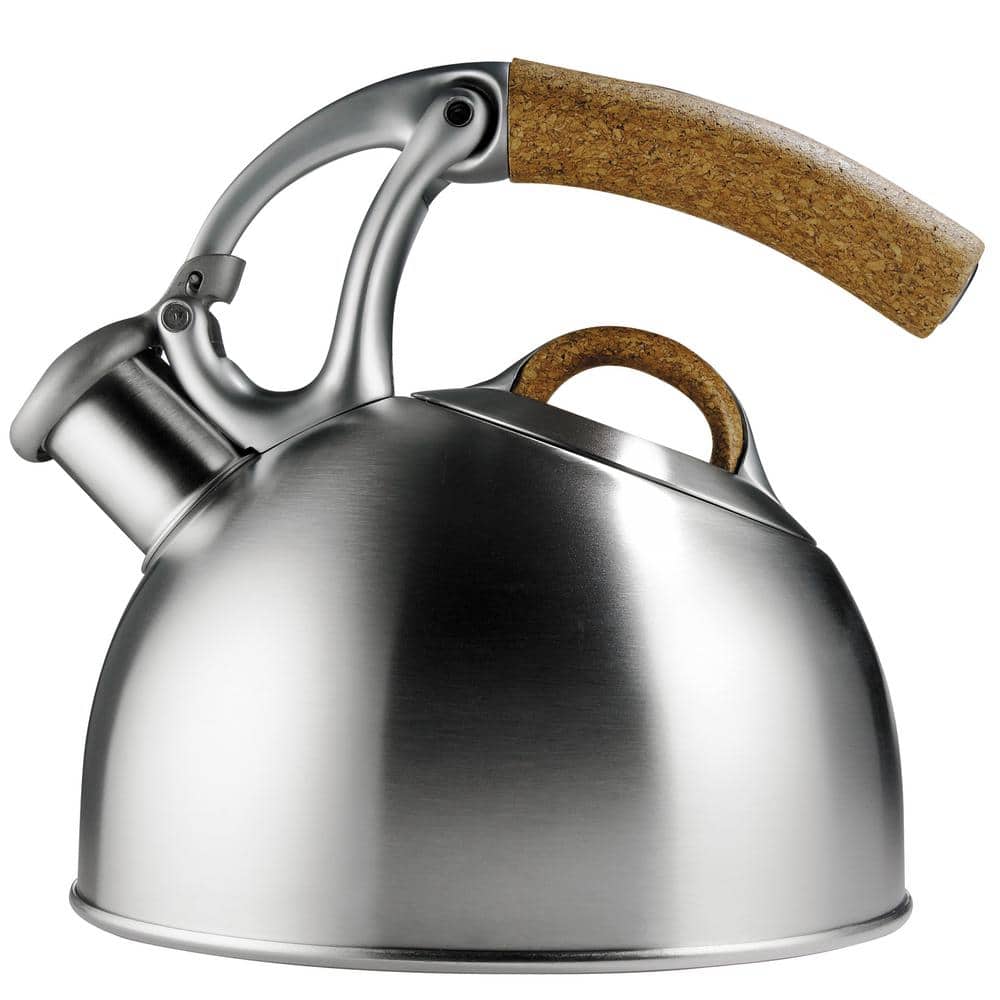 OXO Uplift Tea Kettle 2qt 1.9L Brushed Stainless Steel - Low Whistle -  Teapot