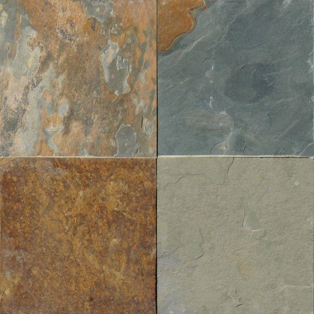Three Rivers Gold 24 in. x 24 in. Gauged Slate Floor and Wall Tile price history on PriceWatchPro
