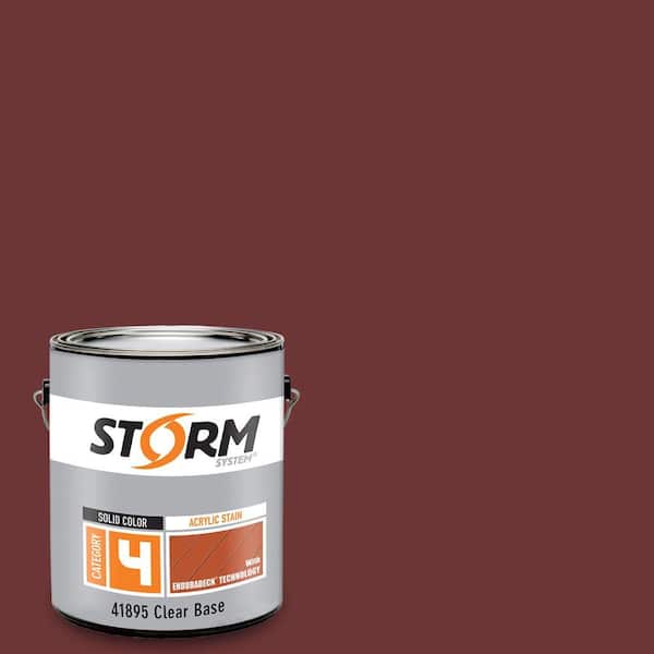 Storm System Category 4 1 gal. Redwood Exterior Wood Siding, Fencing and Decking Acrylic Latex Stain with Enduradeck Technology