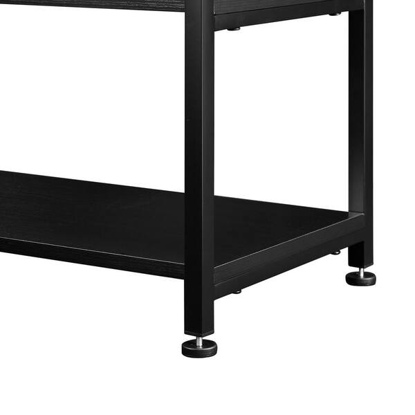 Ambretta Small Bookcase, Black – High Fashion Home