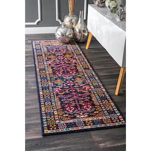 Tonita Tribal Orange 3 ft. x 8 ft. Runner Rug