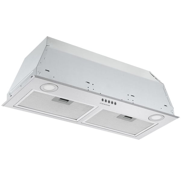 Ancona 28.5 in. 440 CFM Ducted Build-In Range Hood in Stainless Steel