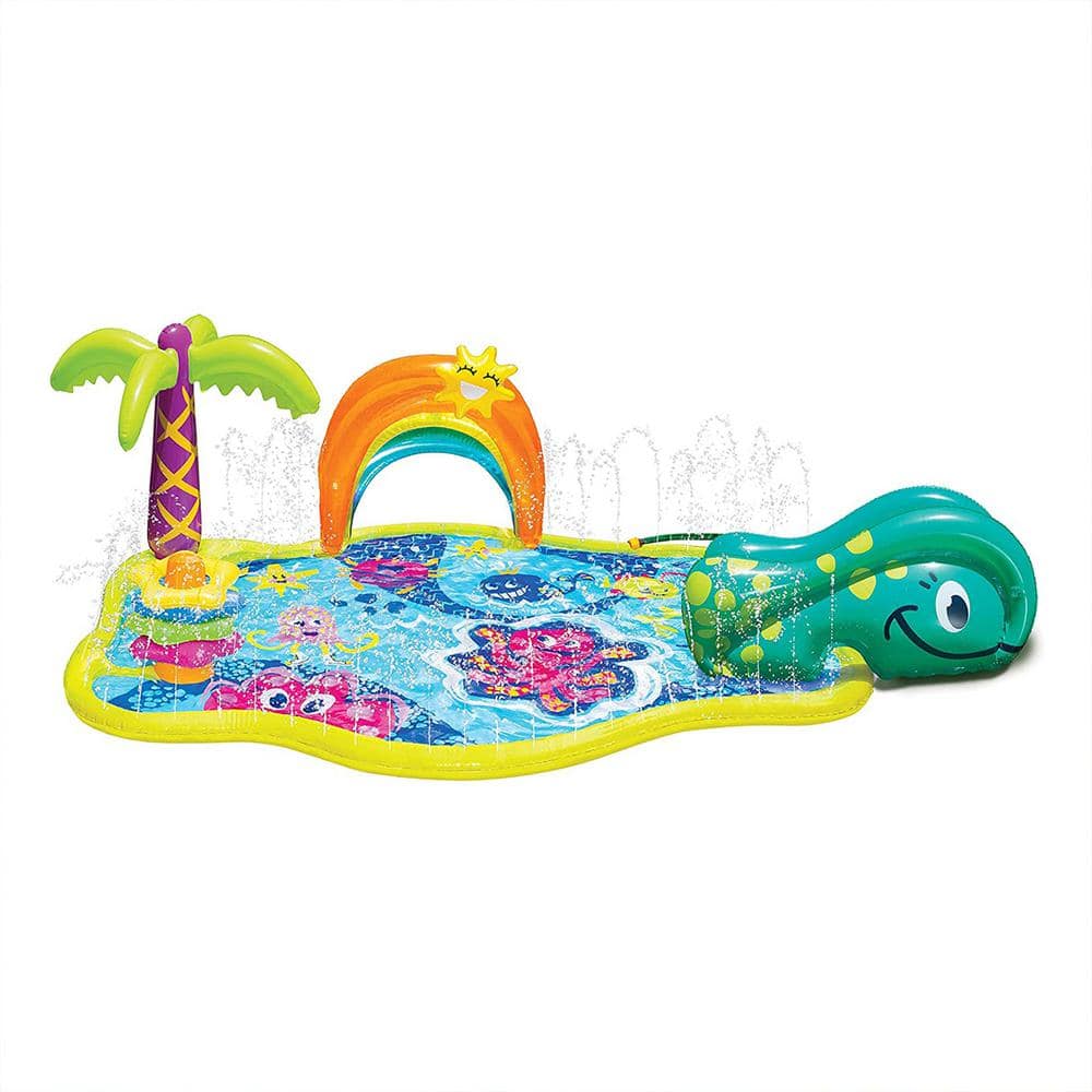 Hoovy Baby Inflatable Water Play Mat: Fun, Indoor & Outdoor Pad for Babies & Inf