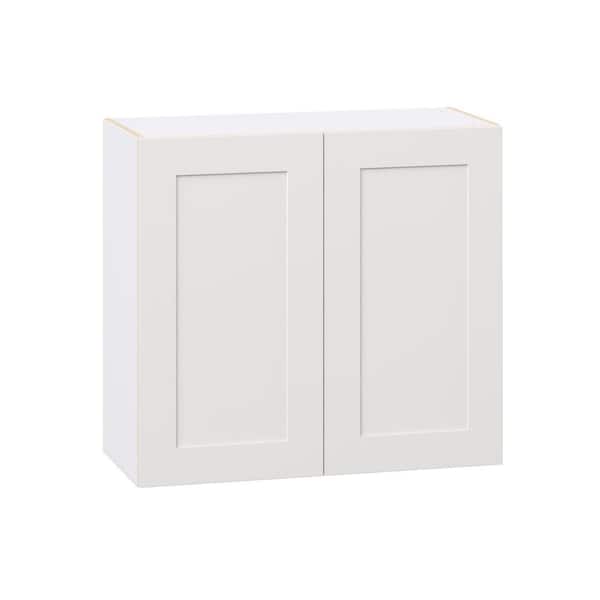 Roseland 33 in. W x 14 in. D x 30 in. H Assembled Shaker Wall Kitchen Cabinet in Warm White