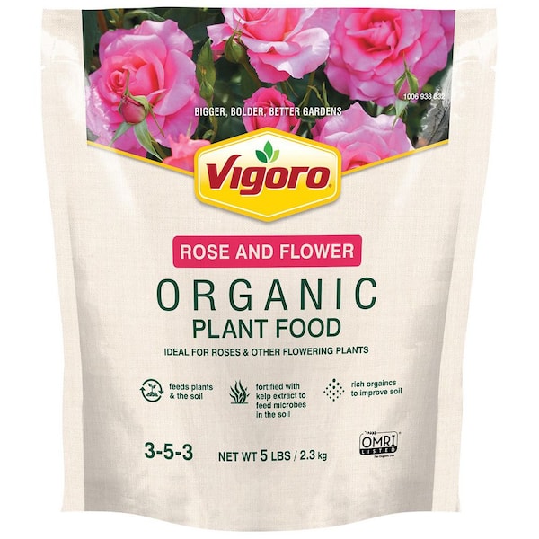 Vigoro 5 lbs. Organic Rose and Flower Plant Fertilizer