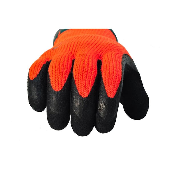 G & F 3100M-DZ Knit Work Gloves with Textured Rubber Latex Coated, 12-Pairs, Men's Medium