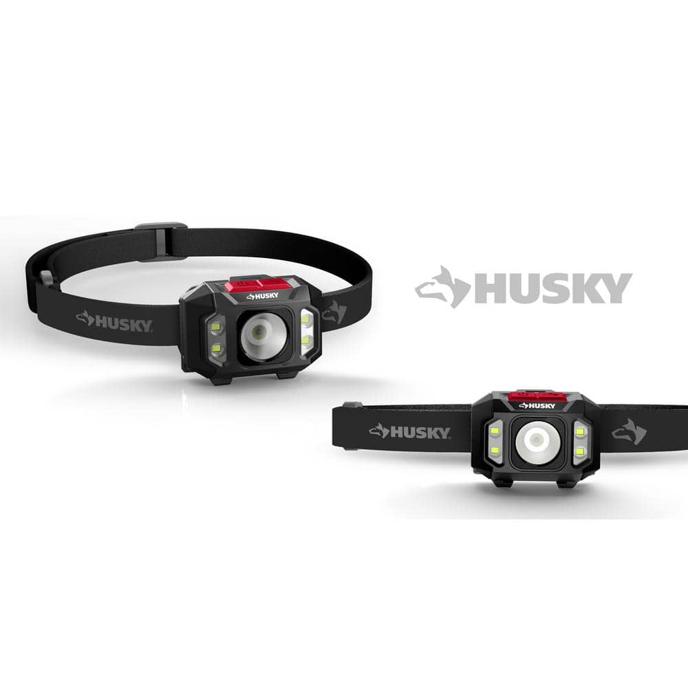 Husky 550 Lumens Compact Multi-Setting Dimmable Headlight 91398 - The ...
