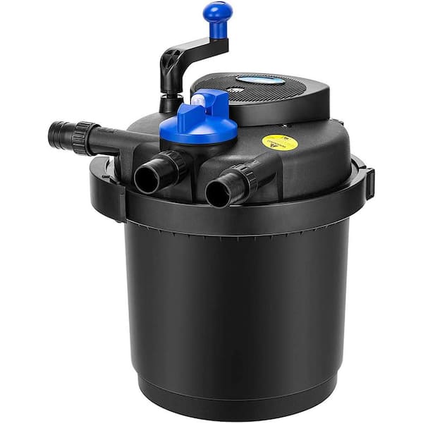 1840-GPH Pressurized Biological Pond Filter with 13-Watt UV Sterilizer Light
