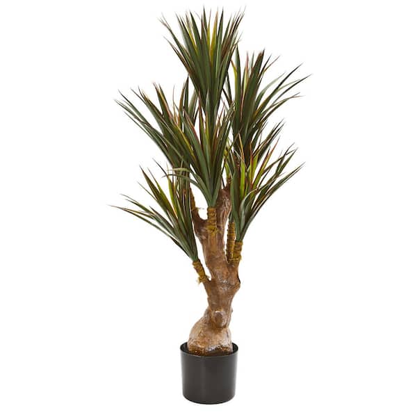 Nearly Natural Indoor/Outdoor 46 in. Yucca Artificial Tree UV Resistant