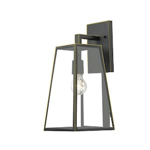 Zane Black Dust to Dawn Outdoor Hardwired Coach Sconce