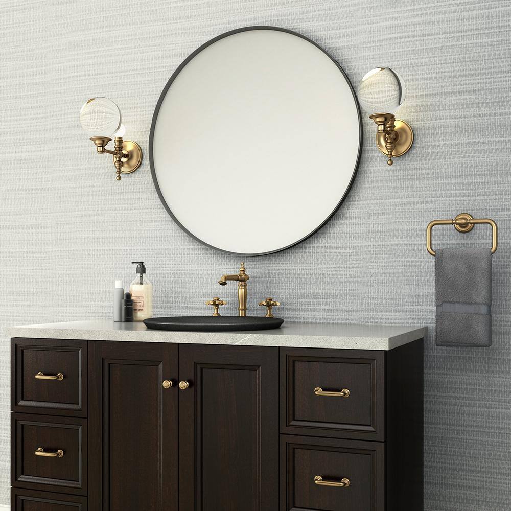Elegant Gold Jelly Jar Dimmable Wall Sconce, 6"x11.3"