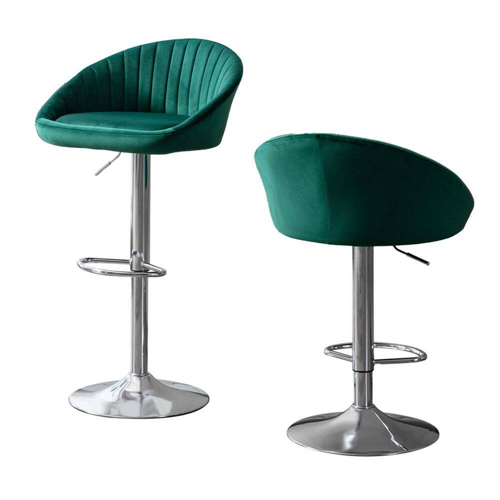 Donason 22.50 in. Emerald High Back Metal Frame Adjustable Cushioned