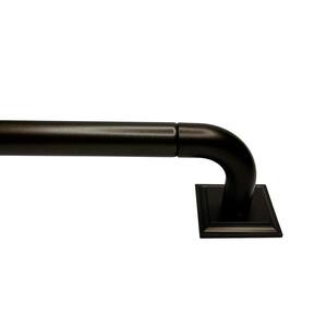 28 in. - 48 in. Adjustable Single 1 in. Dia Blockout Rod in Bronze