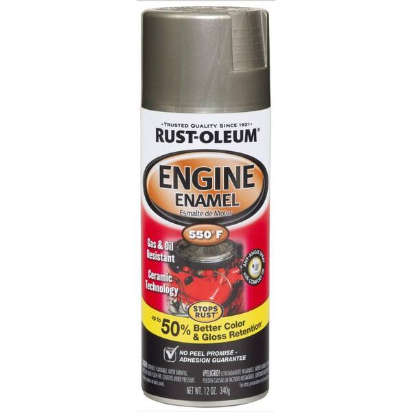 Rust-Oleum Automotive 12 oz. 550 Degree Semi-Gloss Aluminum Ceramic Engine Enamel Spray Paint (6-Pack)