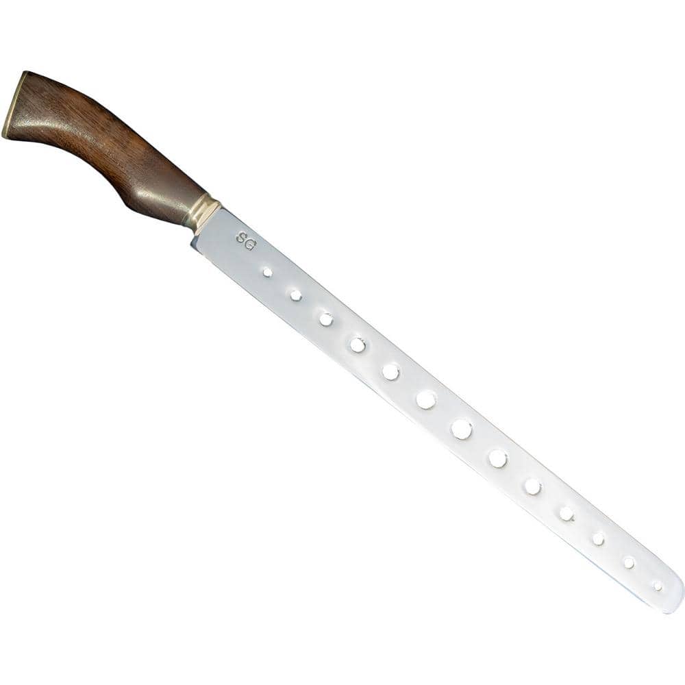 Slicer/Brisket Knife, 12 Inch | Brown & Grey ABS Handle