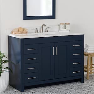 Westcourt 48 in. W x 22 in. D x 34 in. H Bath Vanity Cabinet without Top in Blue